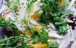 Schwertfischsteaks mit Orangen-Fenchel-Salat