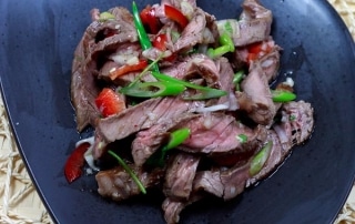 Mariniertes Asia-Roastbeef