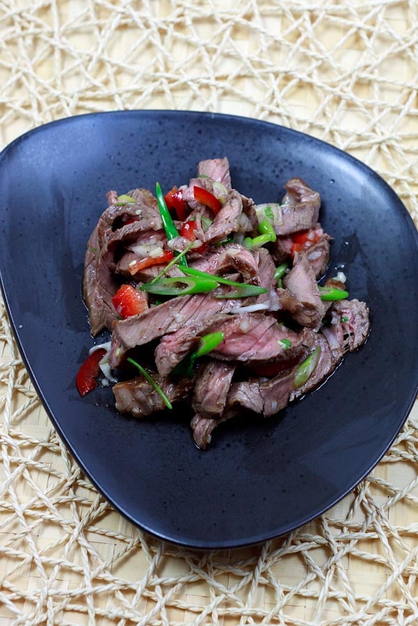 Mariniertes Asia-Roastbeef