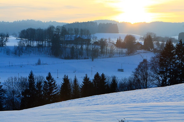 Sonnenuntergang Allgäu