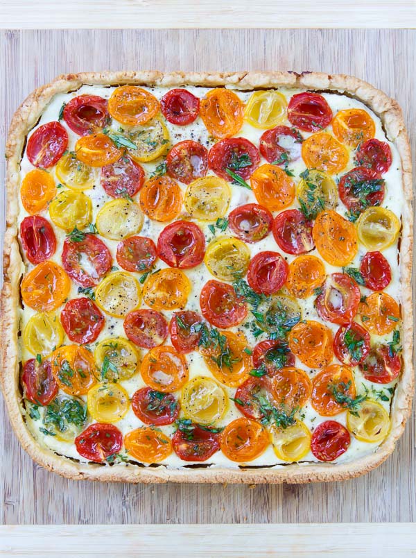 Tomaten-Tarte mit Ricotta