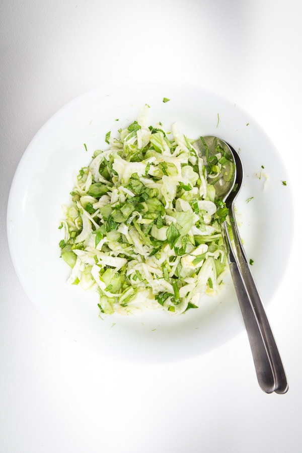 Fenchel-Salat mit Staudensellerie