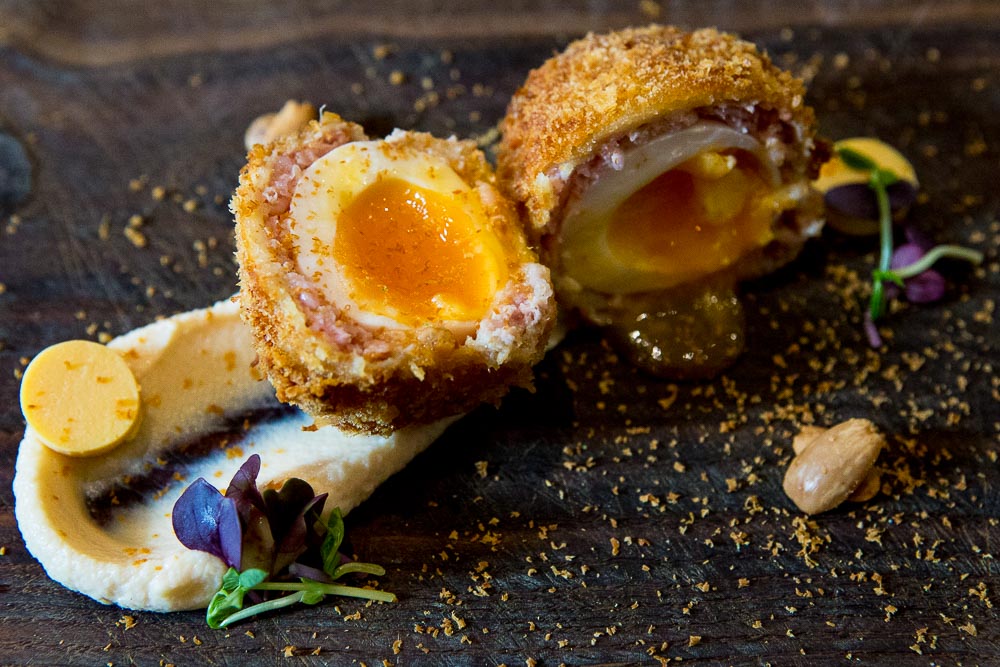 Scotch Eggs mit Iberico Ham