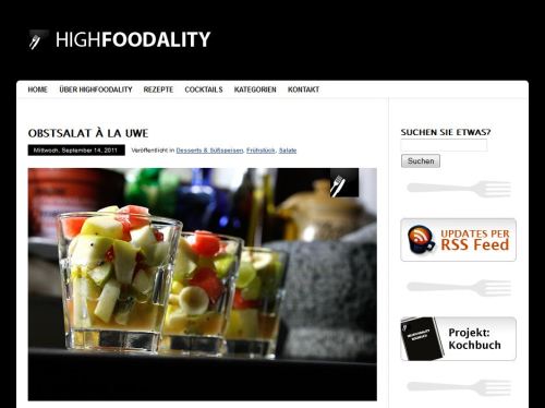HighFoodality_Screenshot-Website_2011 HighFoodality im Jahre 2011.