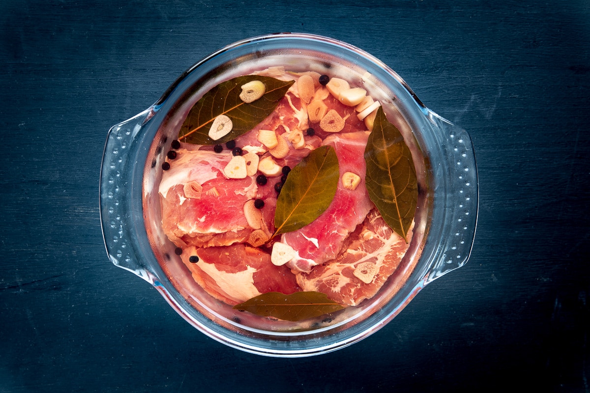 Schweinebackensülze mit Eier-Vinaigrette - HighFoodality